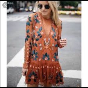 Free people hearts are wild dress
